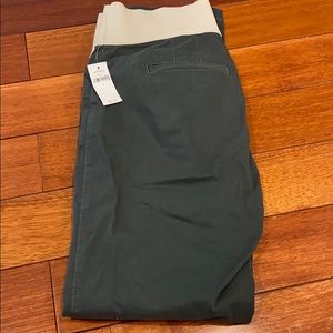 Gap Chino Green Maternity Pants